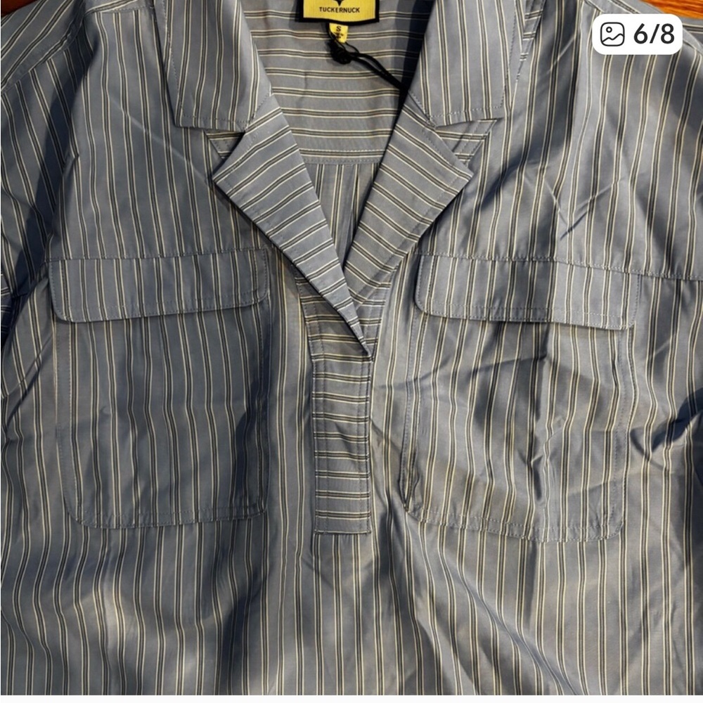 Tuckernuck Cornflower Scottie shirt and nolan shorts set - Picture 8 of 10